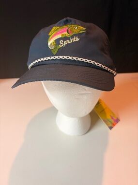 Sprints Streamline EZ Rope SnapBack with Trout embroidery NWT